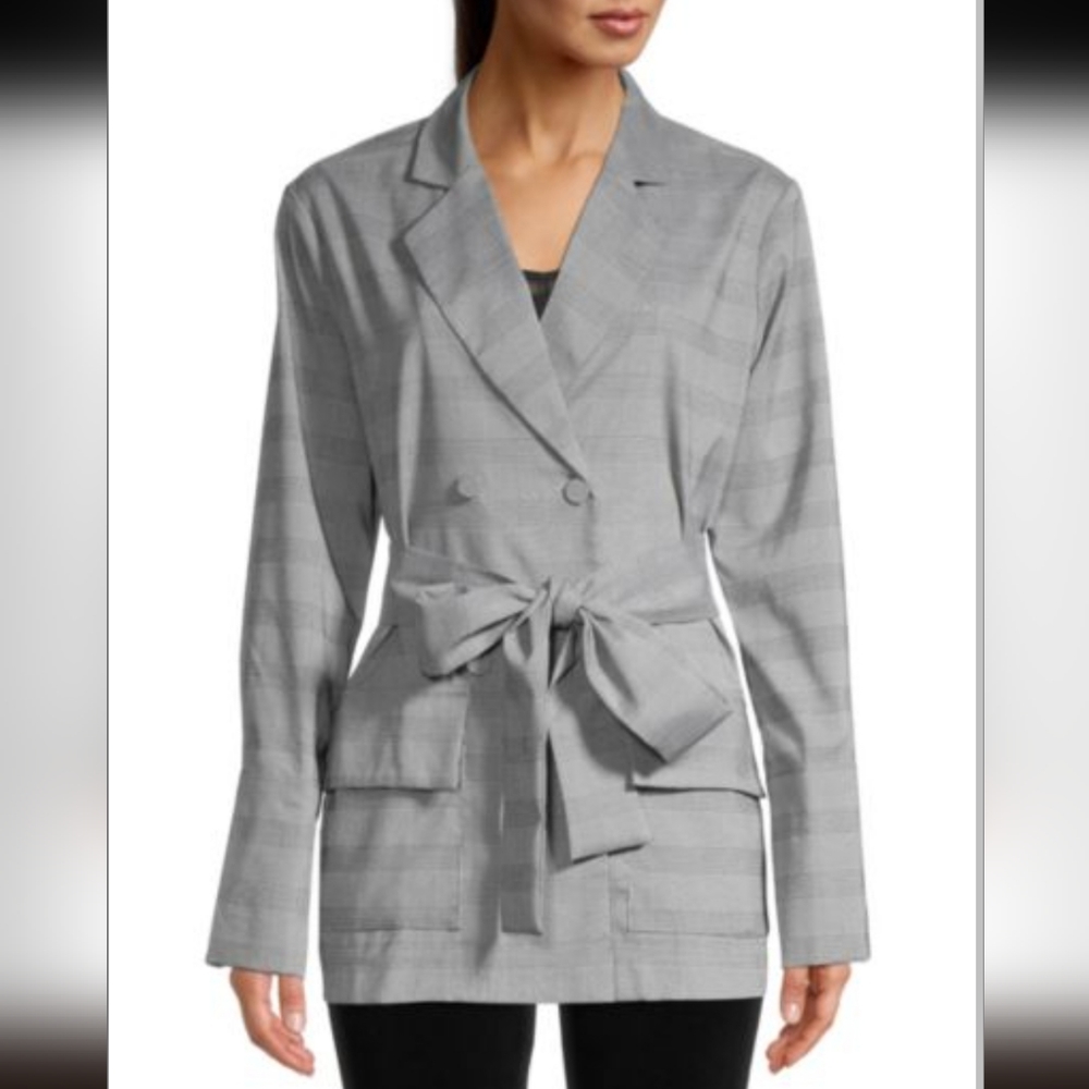 Avantlook Plaid-Print Coat